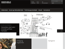 Tablet Screenshot of dmjx.dk